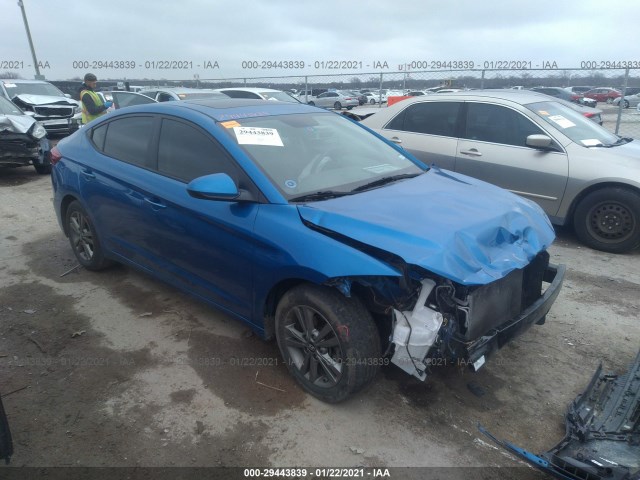 HYUNDAI ELANTRA 2018 5npd84lf1jh401157