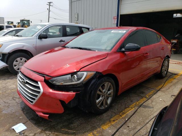 HYUNDAI ELANTRA SE 2017 5npd84lf2hh160316