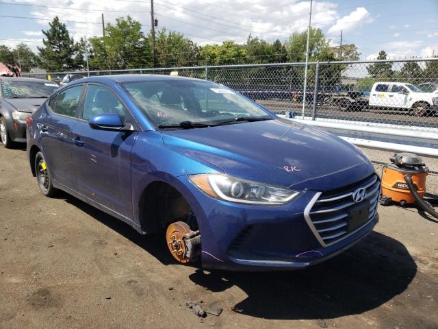 HYUNDAI ELANTRA SE 2017 5npd84lf3hh107950