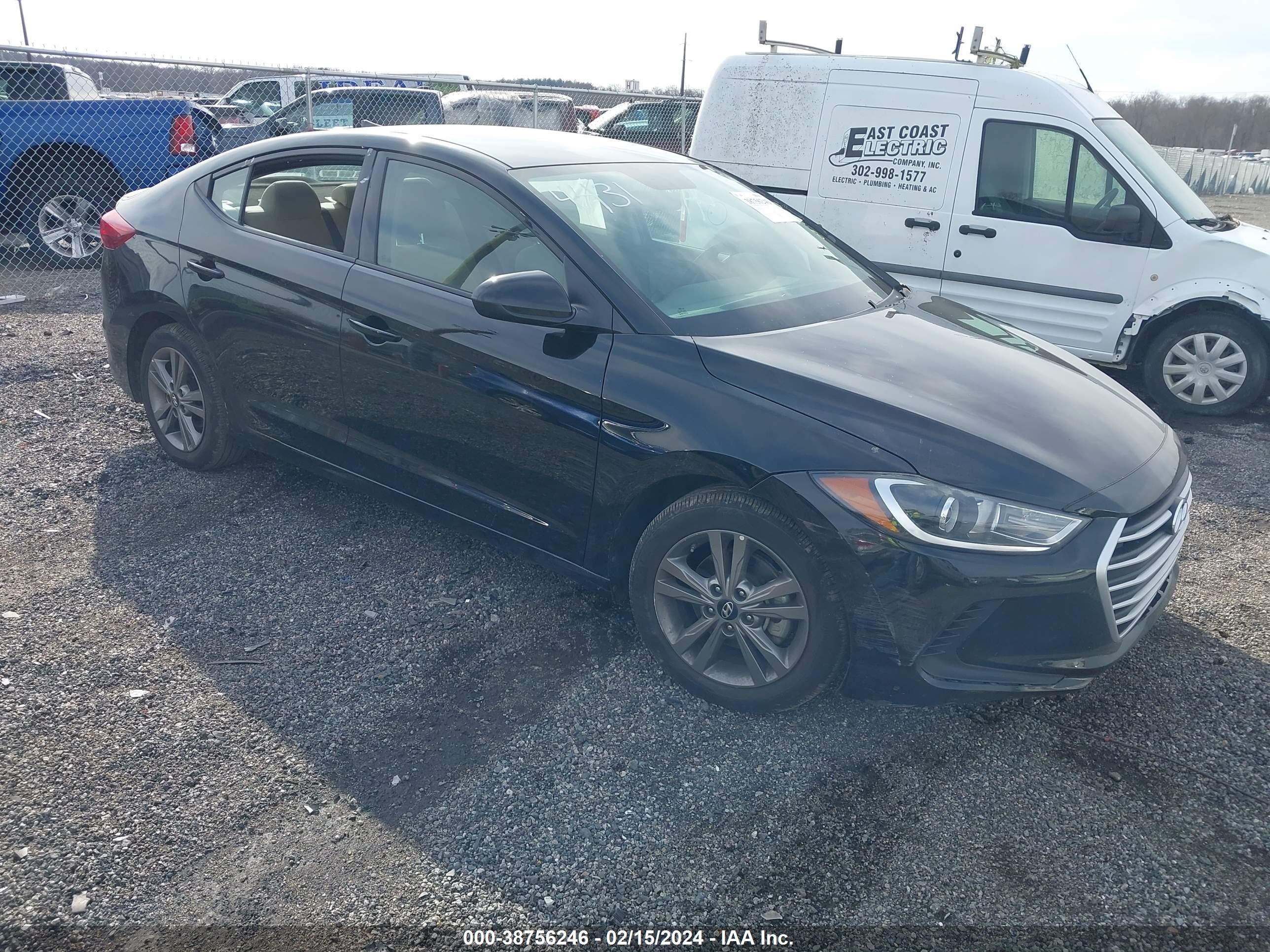 HYUNDAI ELANTRA 2018 5npd84lf3jh234431