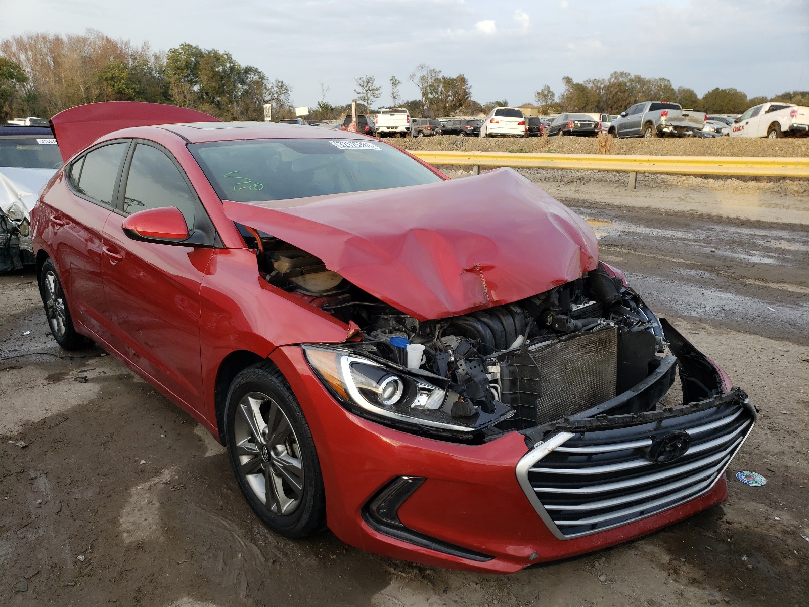 HYUNDAI ELANTRA SE 2017 5npd84lf5hh157846