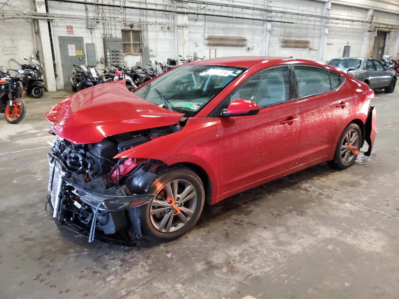 HYUNDAI ELANTRA 2018 5npd84lf5jh222815