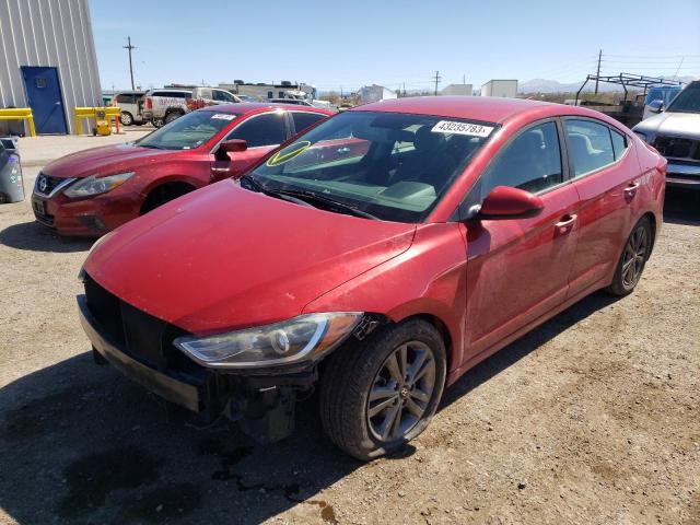 HYUNDAI ELANTRA SE 2018 5npd84lf5jh229621