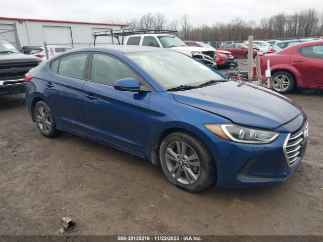 HYUNDAI ELANTRA 2018 5npd84lf5jh245124