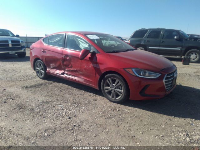 HYUNDAI ELANTRA 2018 5npd84lf5jh257564