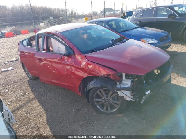 HYUNDAI ELANTRA 2018 5npd84lf5jh387487