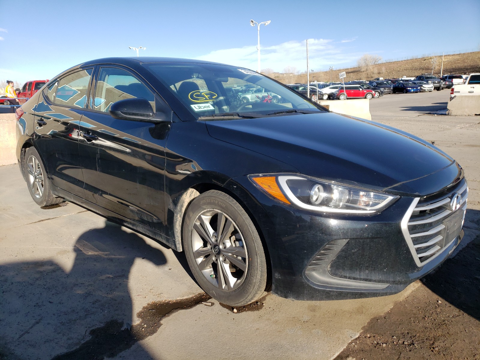 HYUNDAI ELANTRA SE 2018 5npd84lf5jh387876