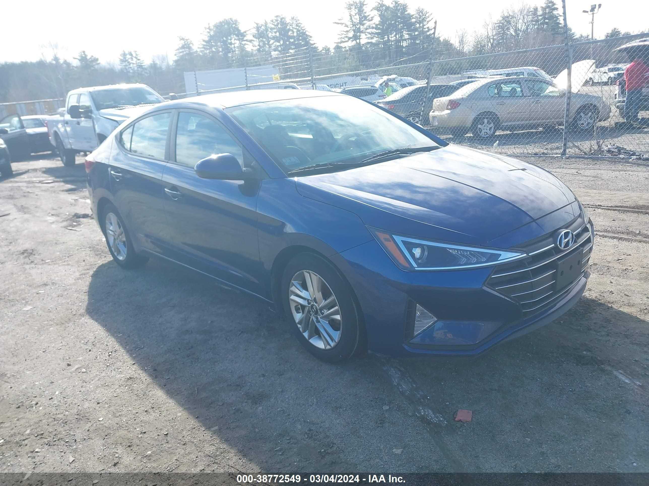 HYUNDAI ELANTRA 2019 5npd84lf5kh472122