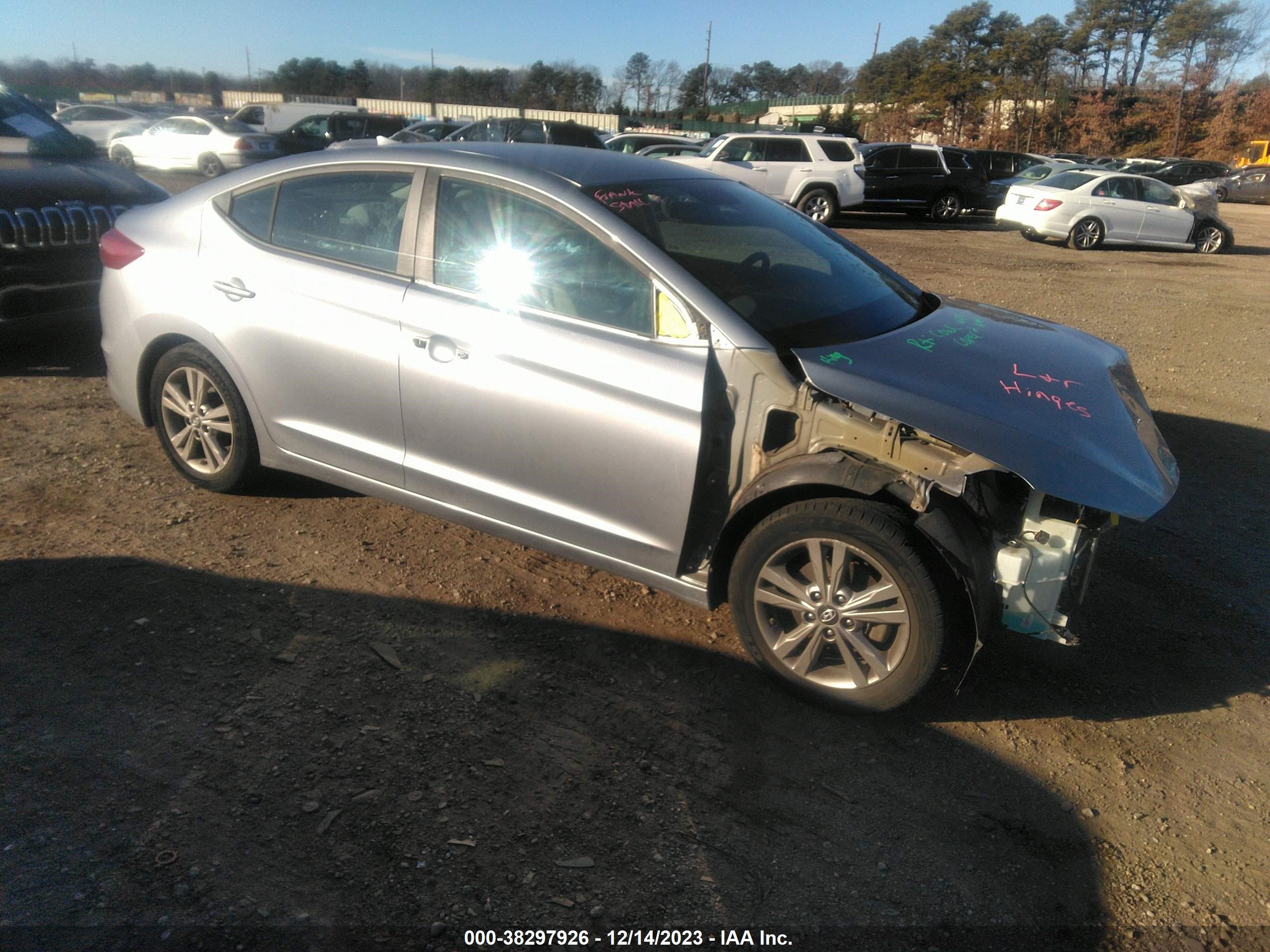 HYUNDAI ELANTRA 2017 5npd84lf6hh034038