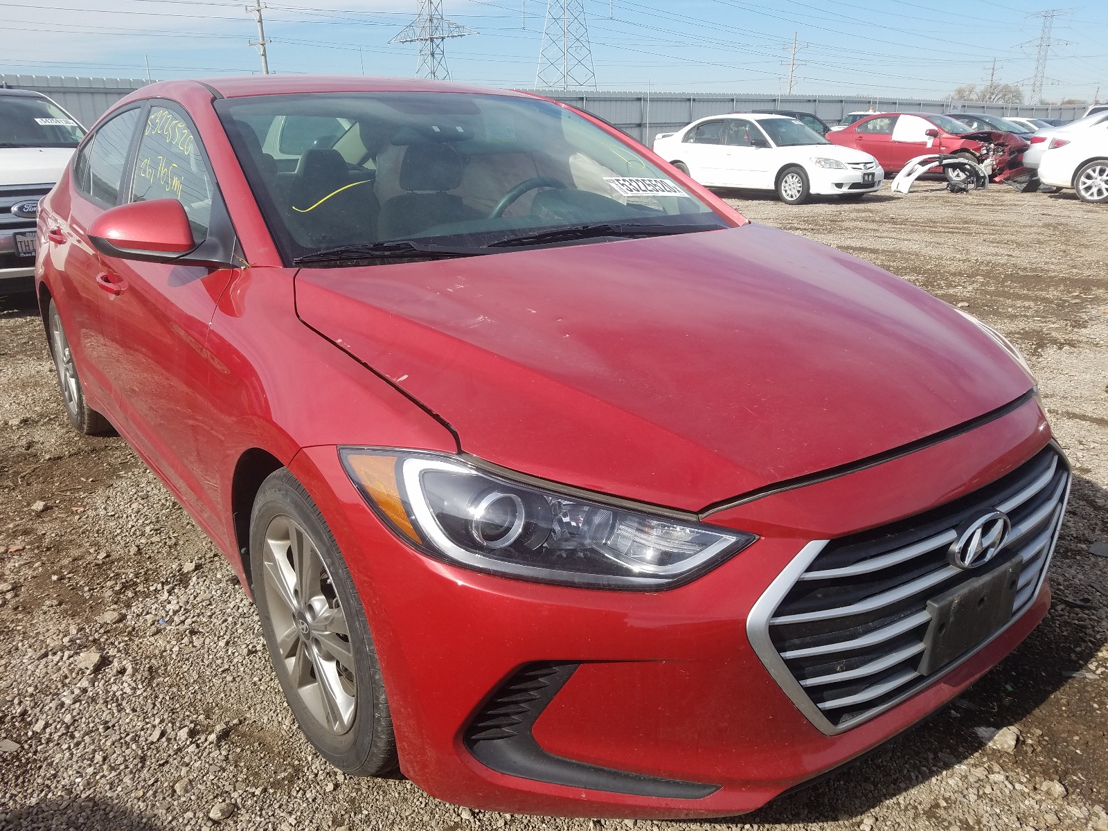 HYUNDAI ELANTRA SE 2018 5npd84lf6jh217221