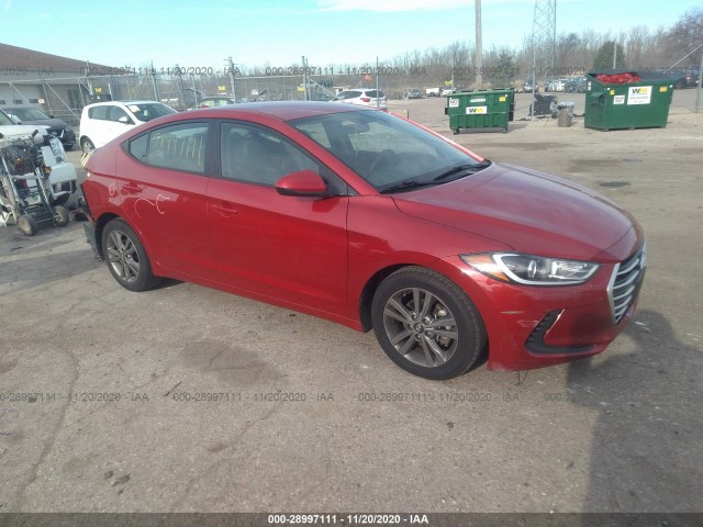 HYUNDAI ELANTRA 2018 5npd84lf6jh294087