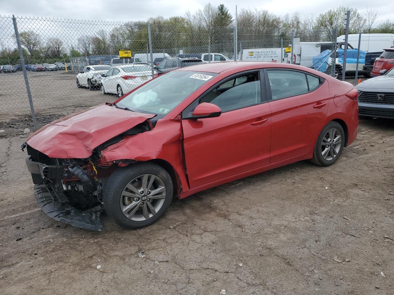 HYUNDAI ELANTRA 2018 5npd84lf6jh332420