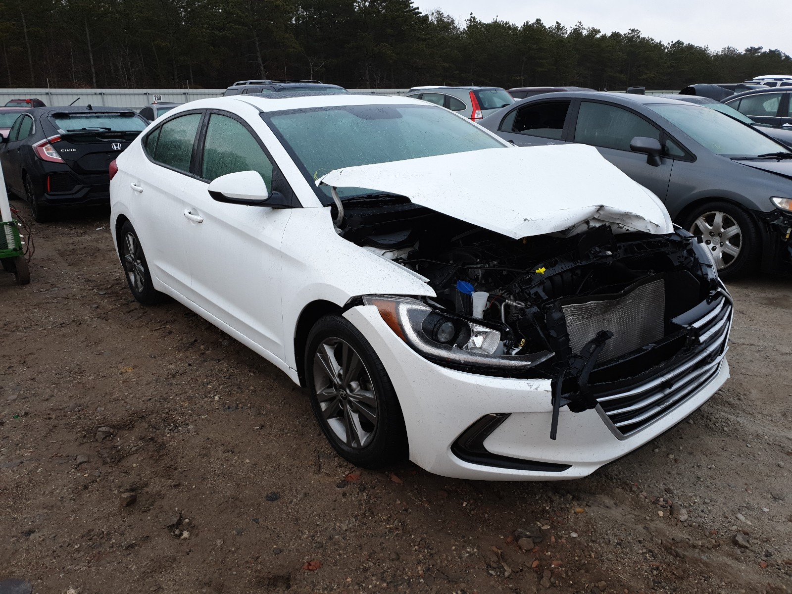 HYUNDAI ELANTRA SE 2018 5npd84lf6jh335883