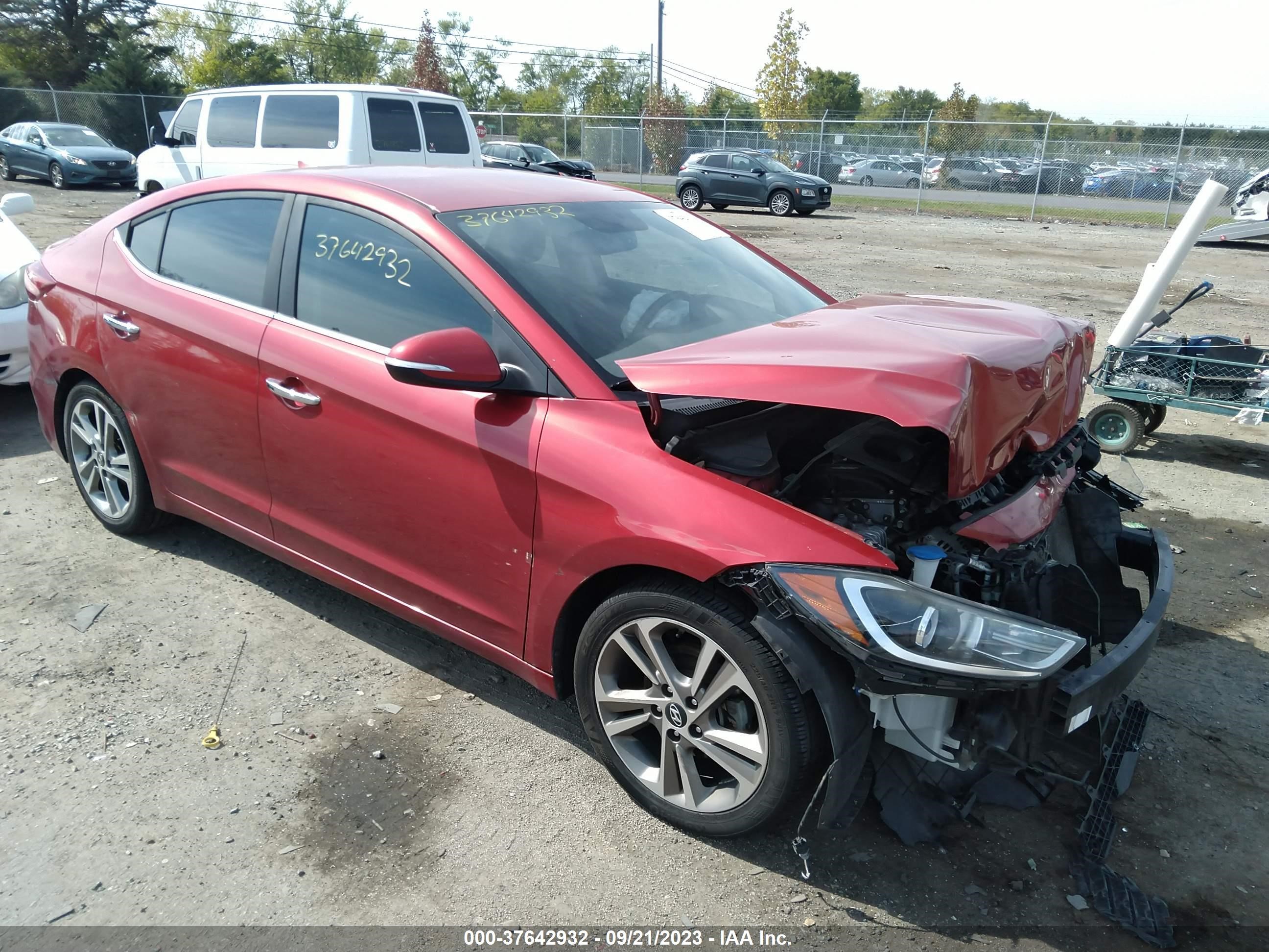 HYUNDAI ELANTRA 2017 5npd84lf7hh015384