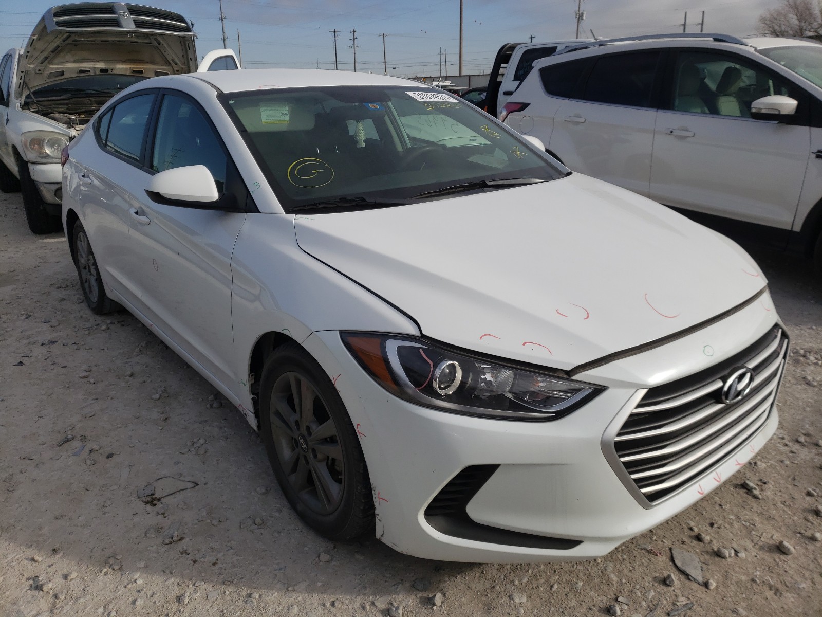 HYUNDAI ELANTRA SE 2018 5npd84lf7jh302830