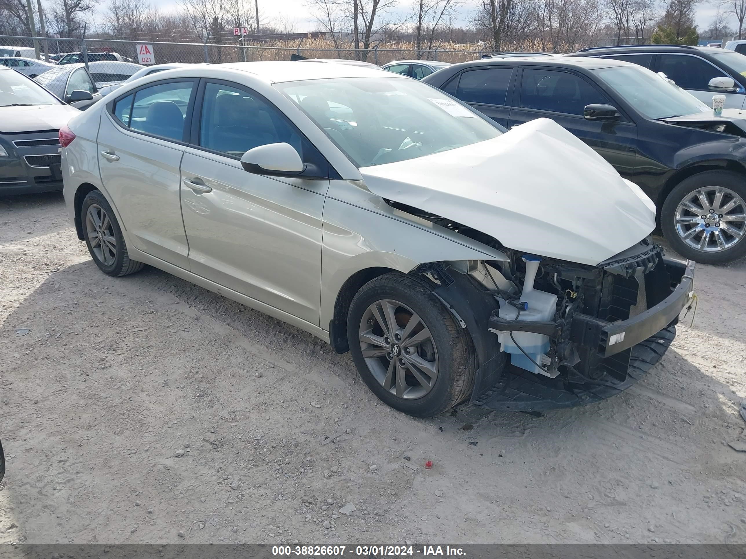 HYUNDAI ELANTRA 2018 5npd84lf8jh239544