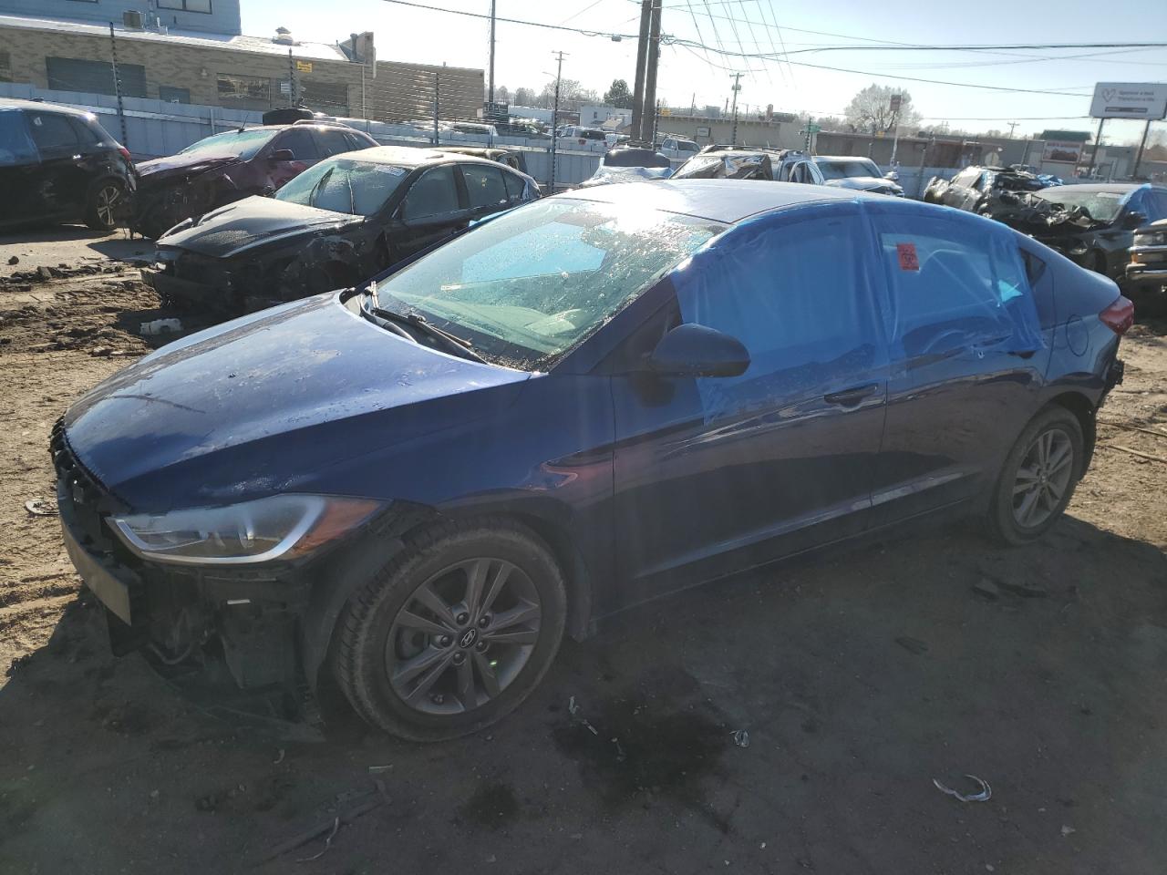 HYUNDAI ELANTRA 2018 5npd84lf8jh240113