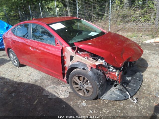 HYUNDAI ELANTRA 2018 5npd84lf8jh249328