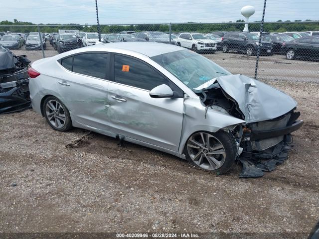 HYUNDAI ELANTRA 2018 5npd84lf8jh283124