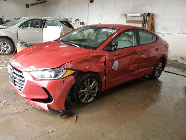 HYUNDAI ELANTRA 2018 5npd84lf8jh341586