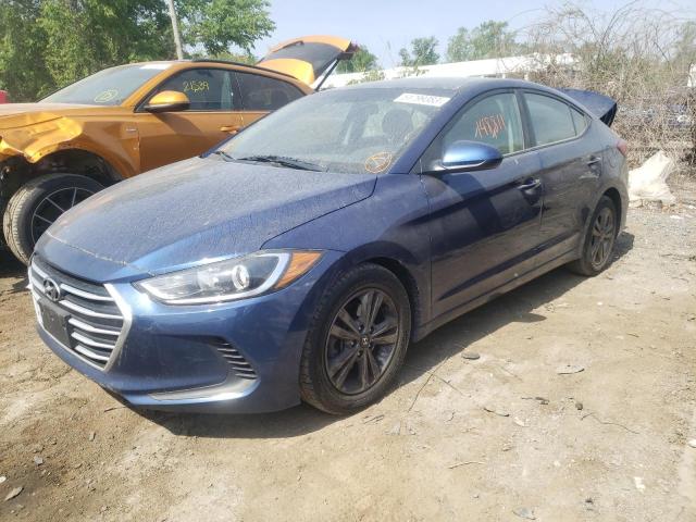 HYUNDAI ELANTRA 2018 5npd84lf9jh231596