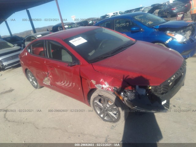 HYUNDAI ELANTRA 2018 5npd84lf9jh329754