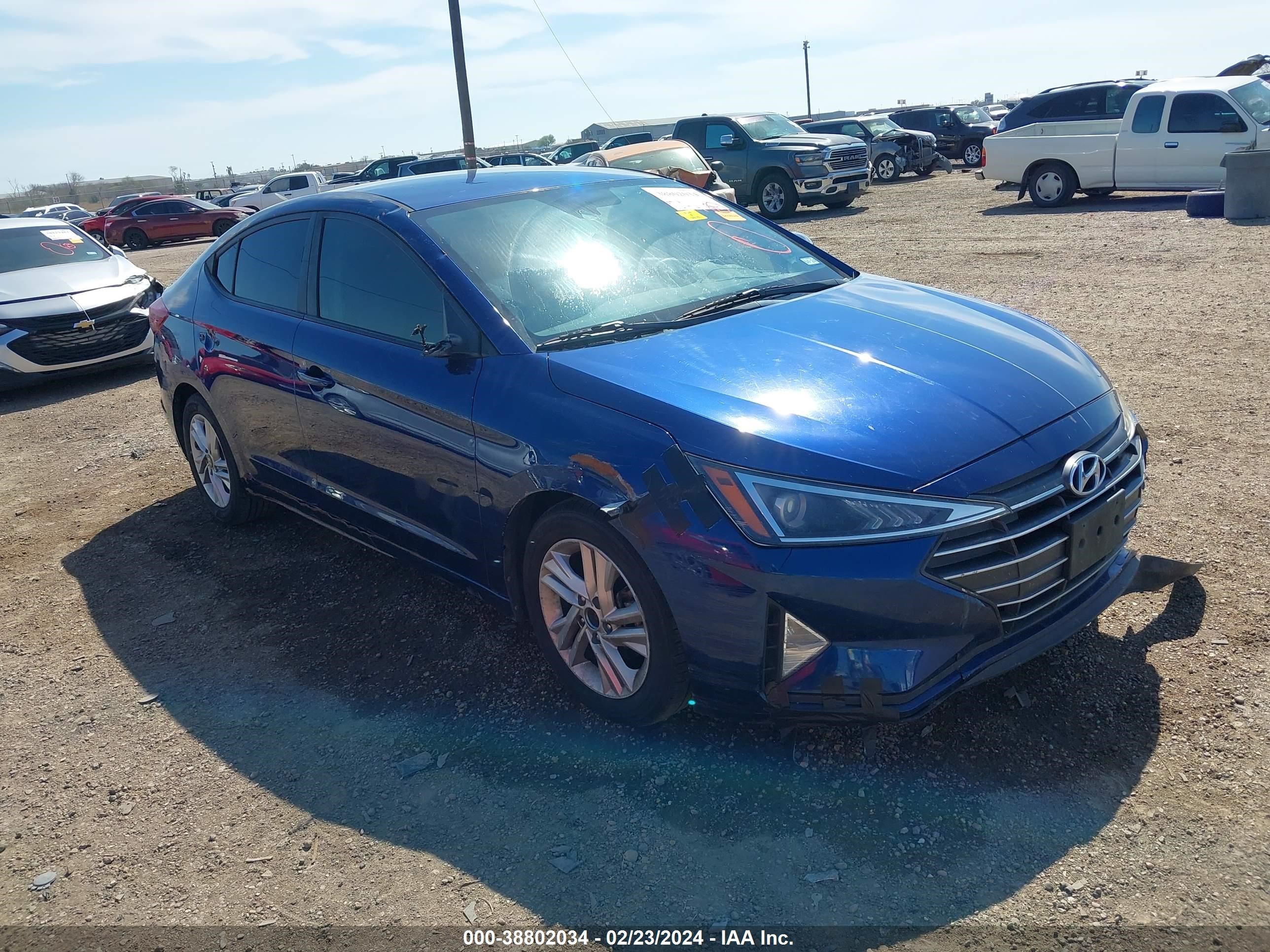 HYUNDAI ELANTRA 2019 5npd84lf9kh433985