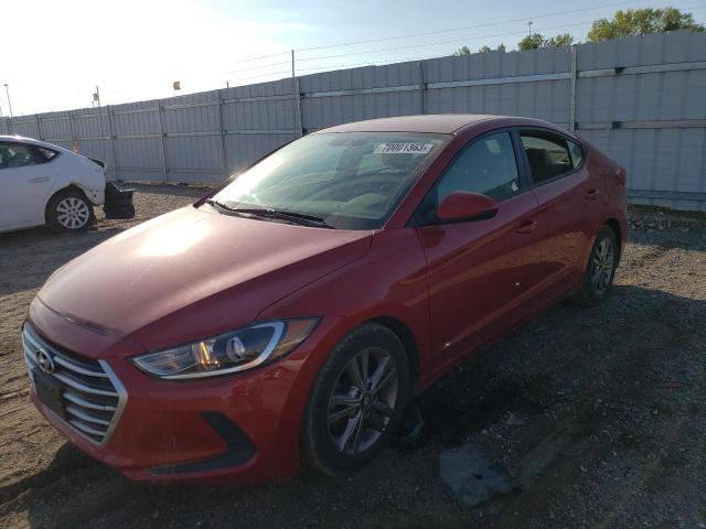 HYUNDAI ELANTRA SE 2018 5npd84lfxjh217223