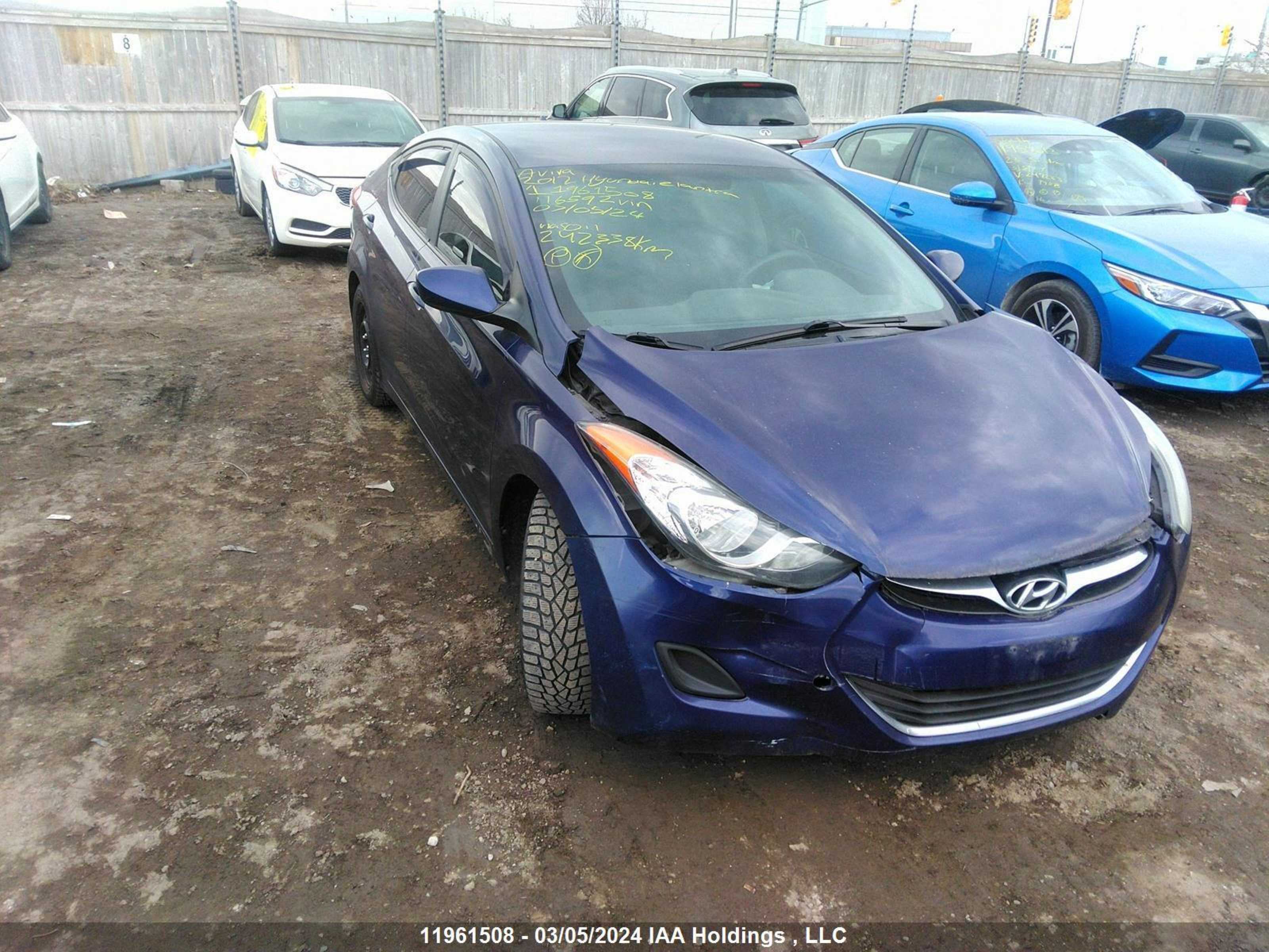 HYUNDAI ELANTRA 2012 5npdh4ae0ch116592