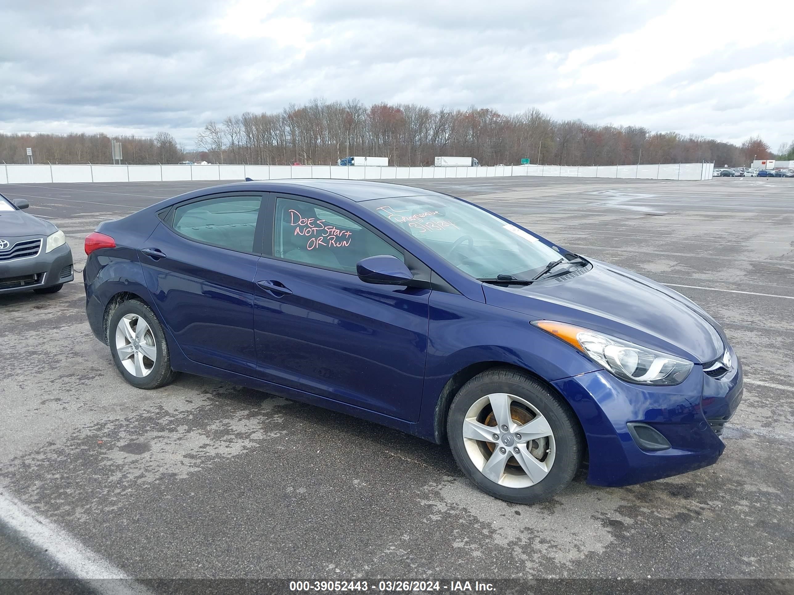 HYUNDAI ELANTRA 2013 5npdh4ae0dh430860