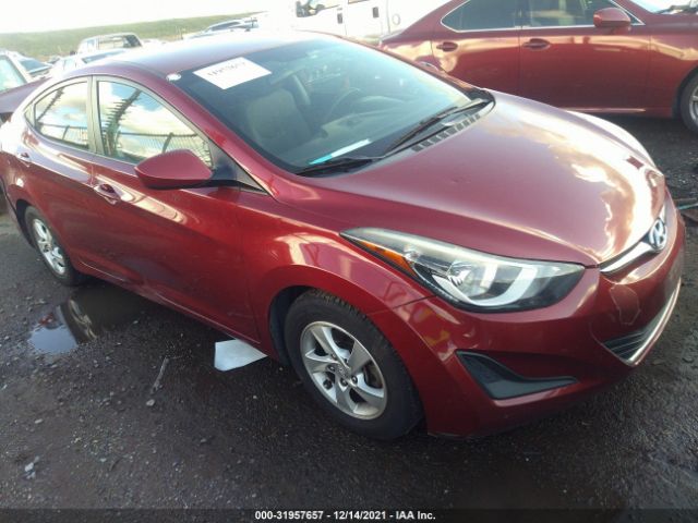 HYUNDAI ELANTRA 2014 5npdh4ae0eh497072