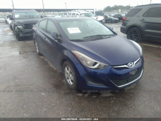 HYUNDAI ELANTRA 2014 5npdh4ae0eh534220