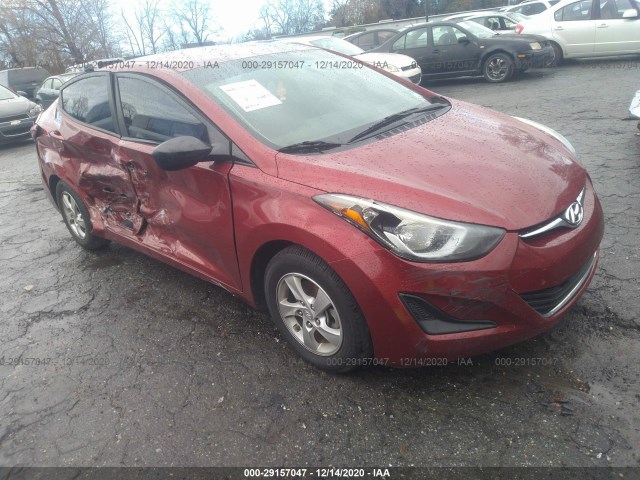 HYUNDAI ELANTRA 2014 5npdh4ae0eh534606