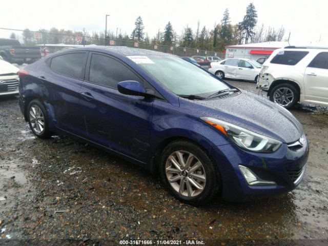 HYUNDAI ELANTRA 2014 5npdh4ae0eh539465