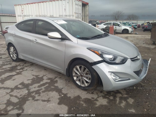 HYUNDAI ELANTRA 2015 5npdh4ae0fh586707