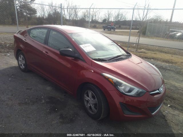 HYUNDAI ELANTRA 2015 5npdh4ae0fh639146