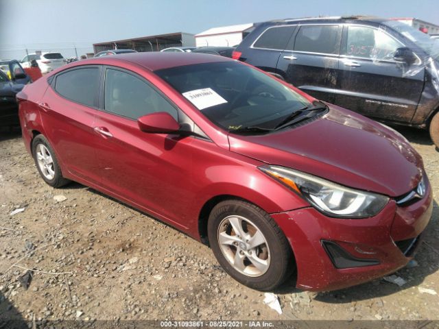 HYUNDAI ELANTRA 2015 5npdh4ae0fh647554