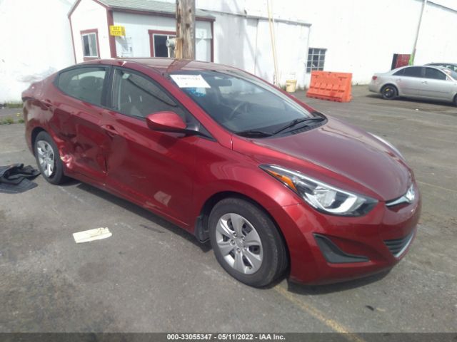 HYUNDAI ELANTRA 2016 5npdh4ae0gh666493