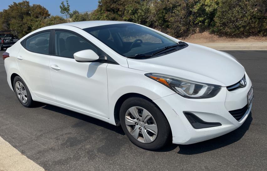 HYUNDAI ELANTRA SE 2016 5npdh4ae0gh710069