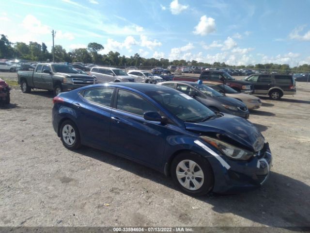 HYUNDAI ELANTRA 2016 5npdh4ae0gh710783