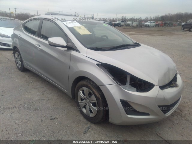 HYUNDAI ELANTRA 2016 5npdh4ae0gh717233