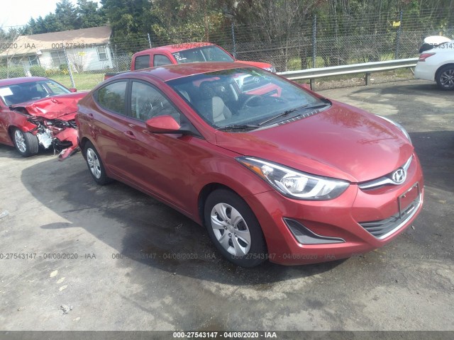 HYUNDAI ELANTRA 2016 5npdh4ae0gh751236