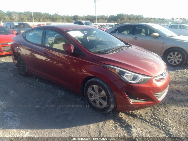 HYUNDAI ELANTRA 2016 5npdh4ae0gh774144