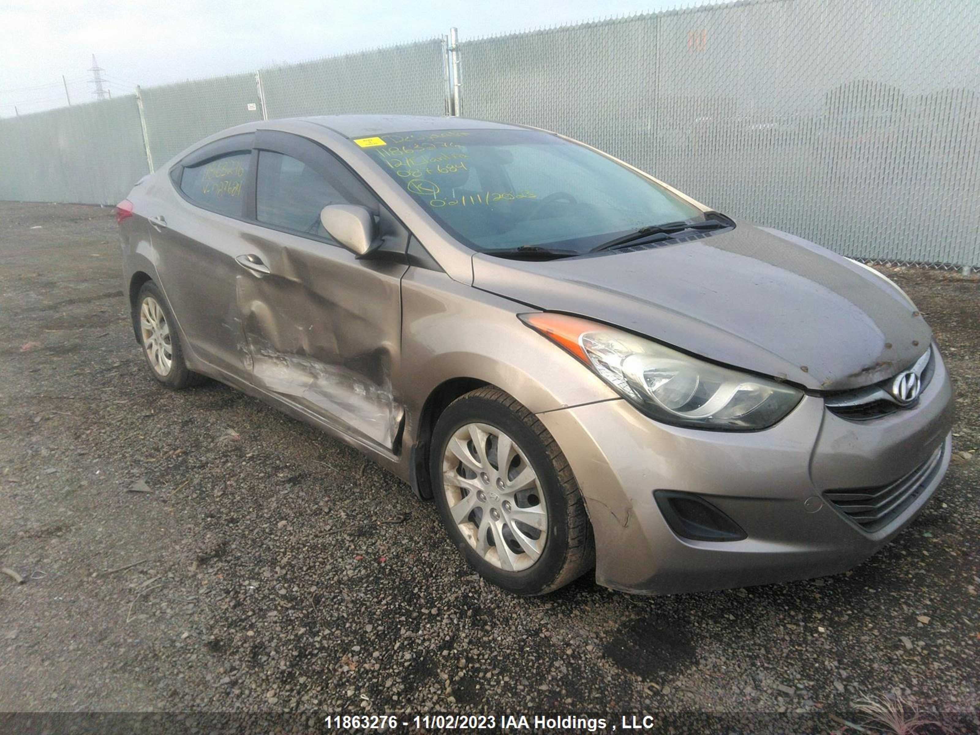 HYUNDAI ELANTRA 2012 5npdh4ae1ch087684