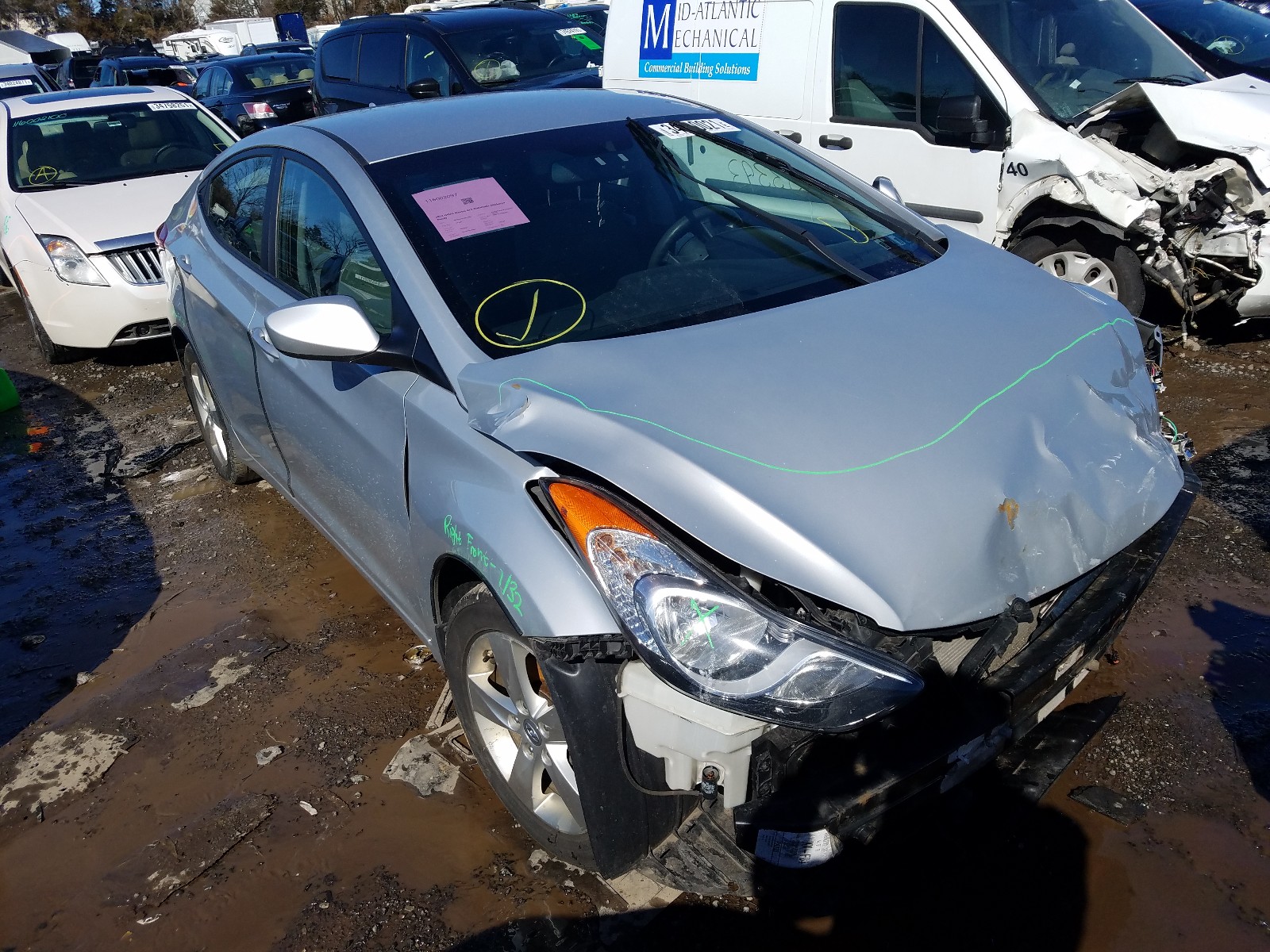 HYUNDAI ELANTRA GL 2013 5npdh4ae1dh169951