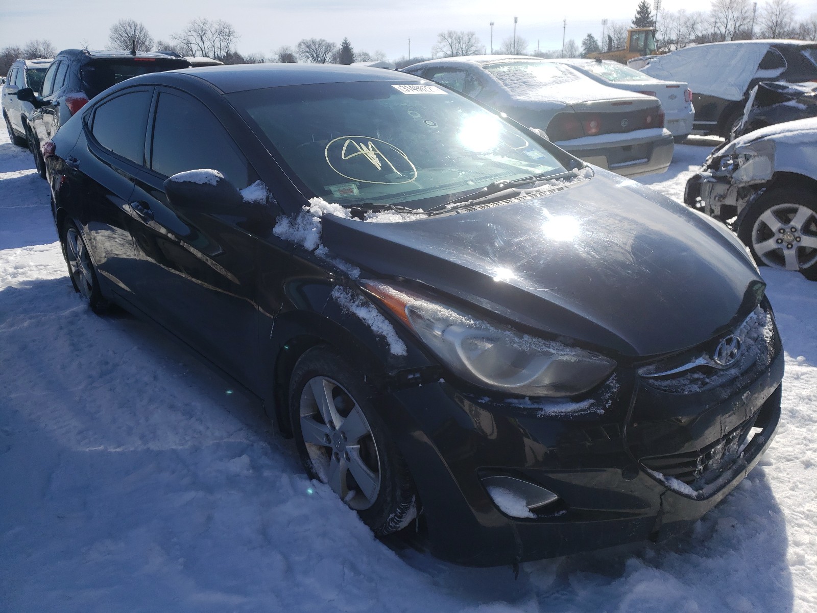 HYUNDAI ELANTRA GL 2013 5npdh4ae1dh285389