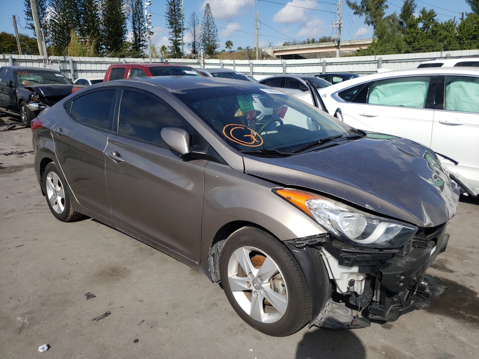 HYUNDAI ELANTRA GL 2013 5npdh4ae1dh411427