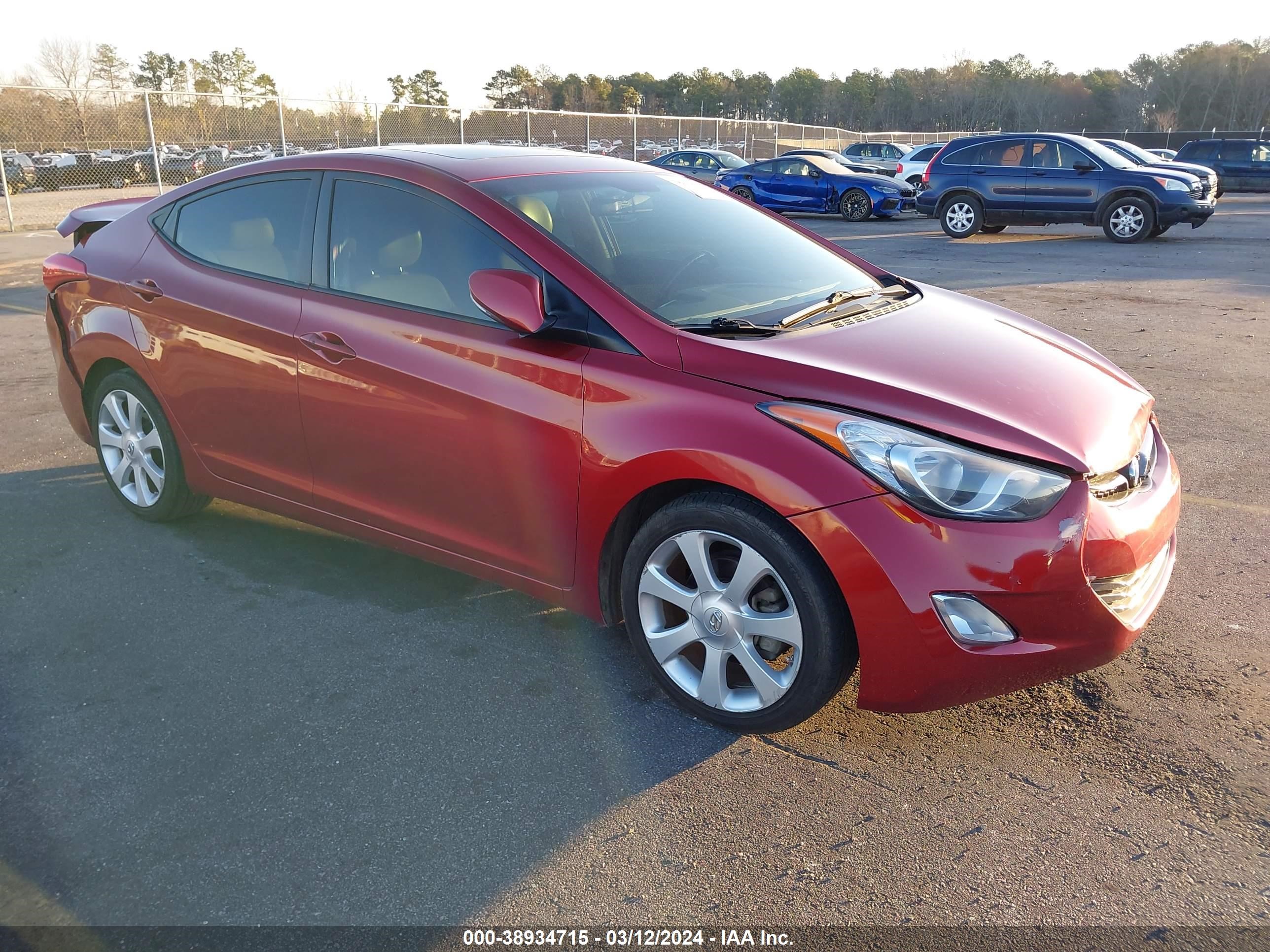 HYUNDAI ELANTRA 2013 5npdh4ae1dh436702