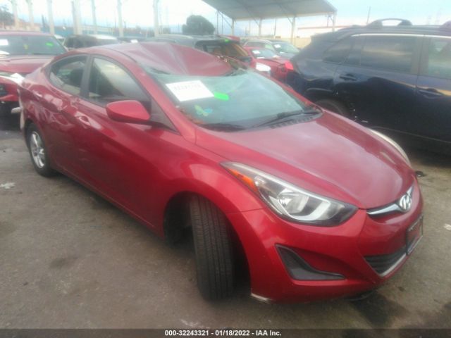 HYUNDAI ELANTRA 2014 5npdh4ae1eh460838