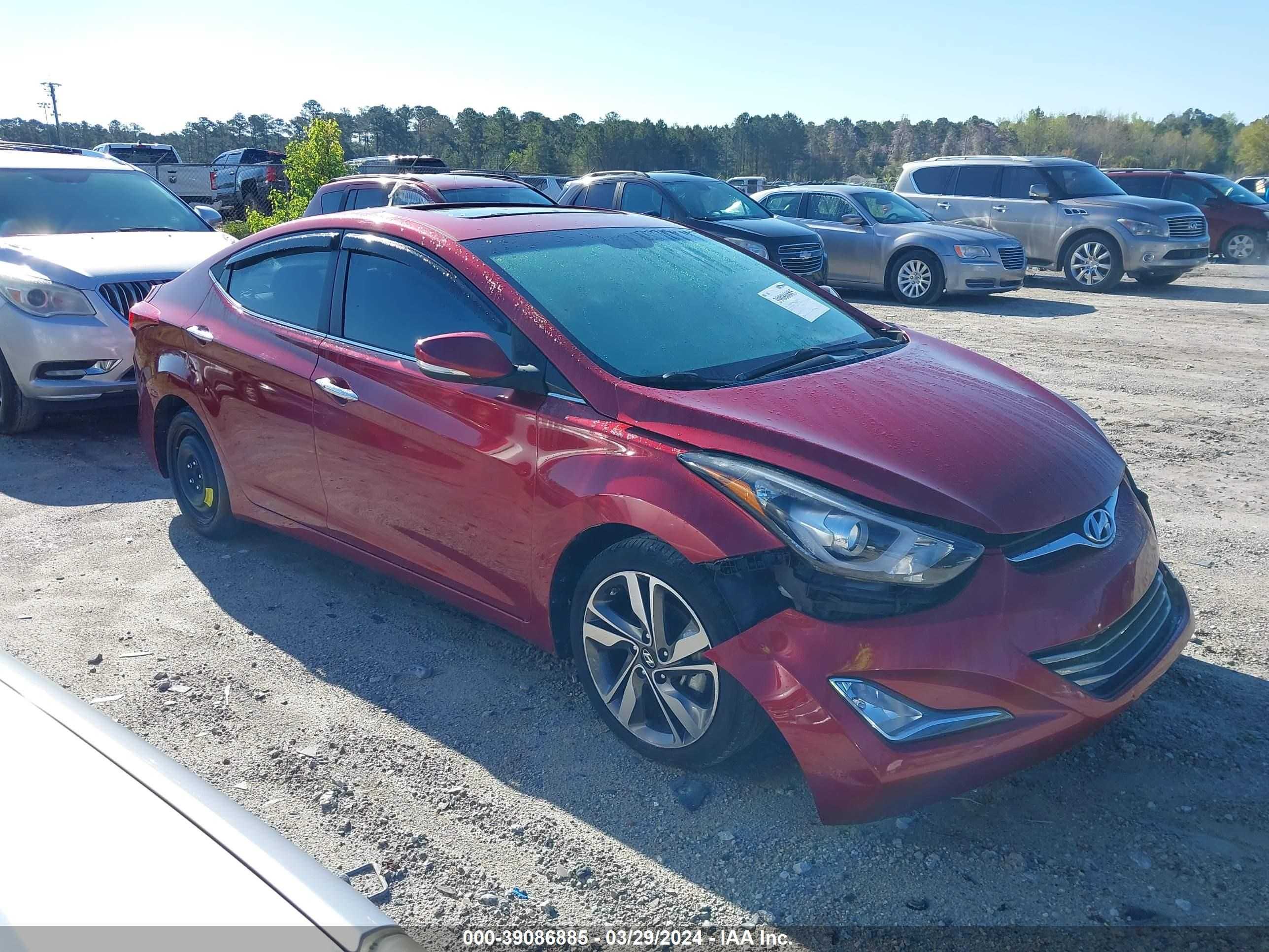 HYUNDAI ELANTRA 2014 5npdh4ae1eh466221